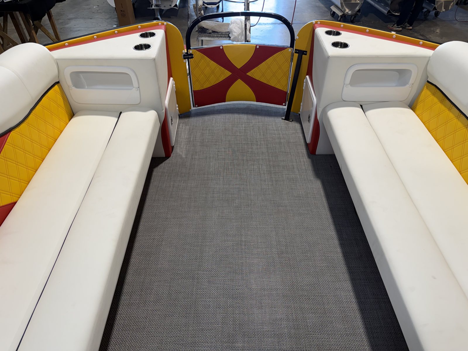 2027 PlayCraft 2700 Xtreme – Red, Yellow, Black & White – chiefs interior 02