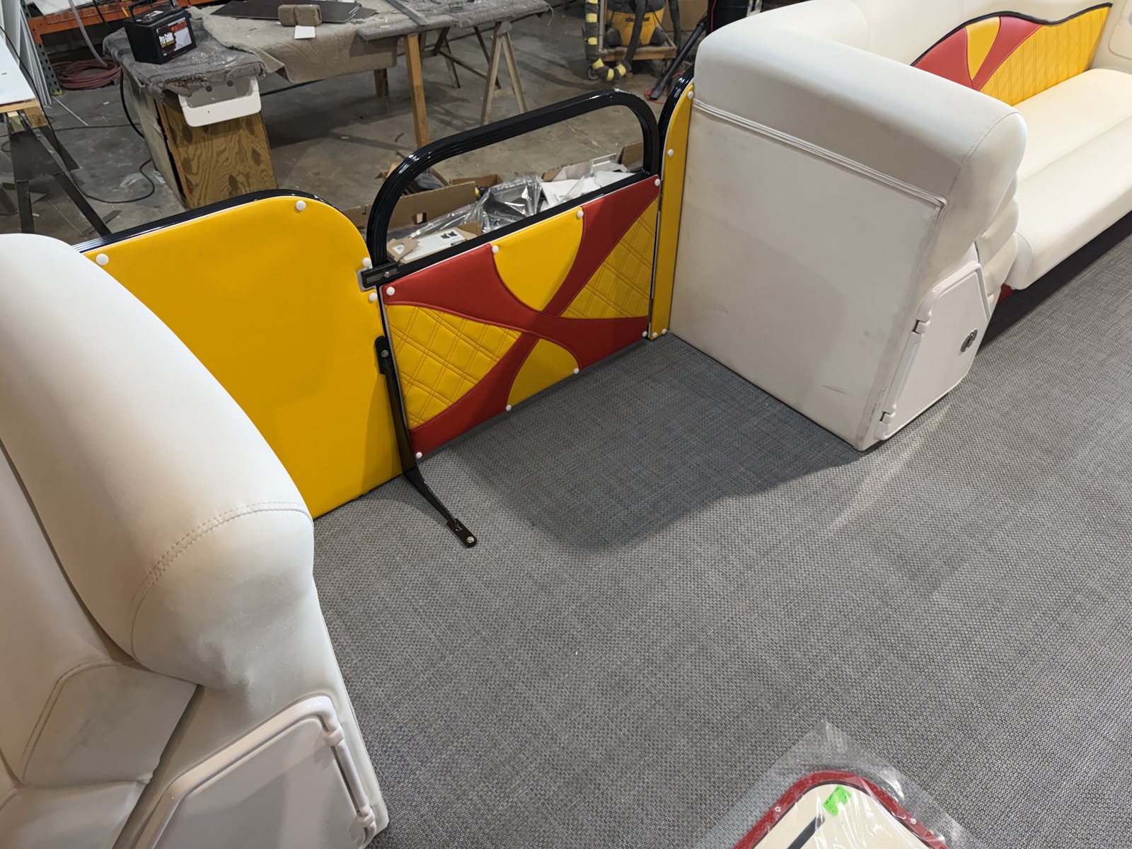 2027 PlayCraft 2700 Xtreme – Red, Yellow, Black & White – chiefs interior 03