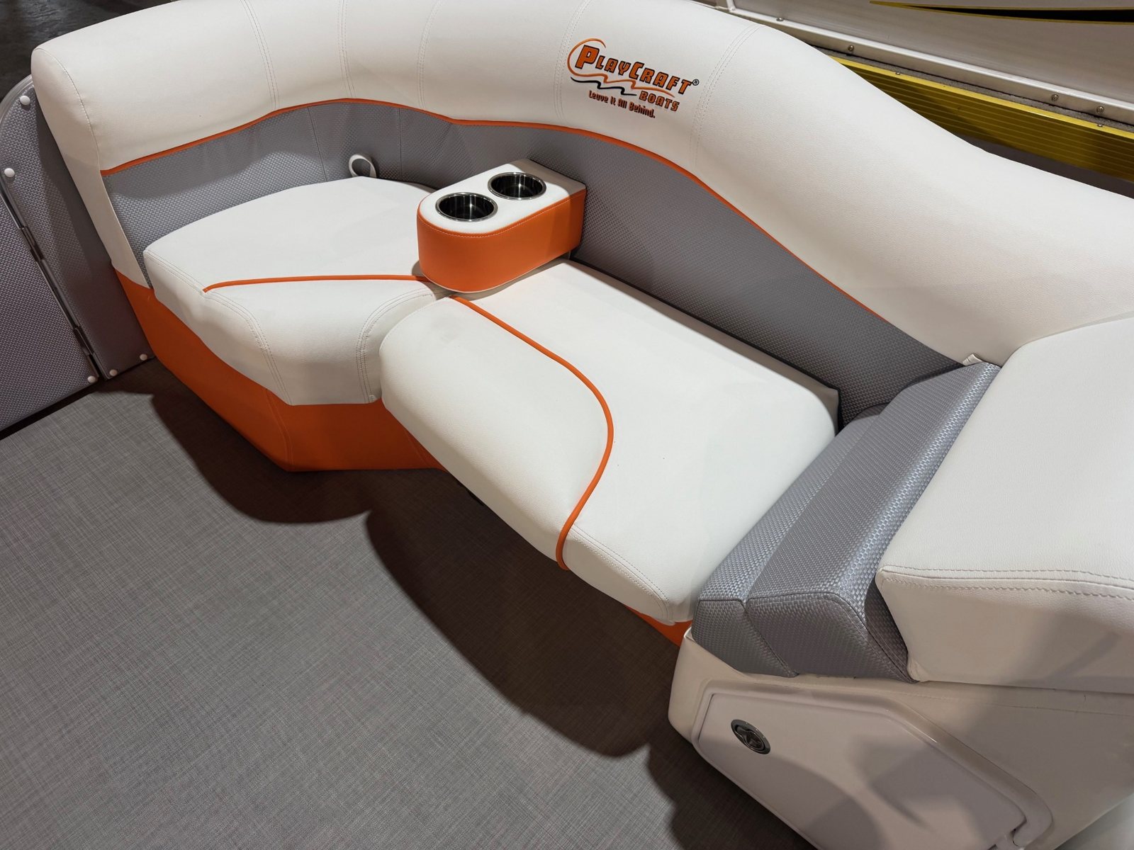 2027 PlayCraft 2300 Infinity – Orange & White – orange interior 02