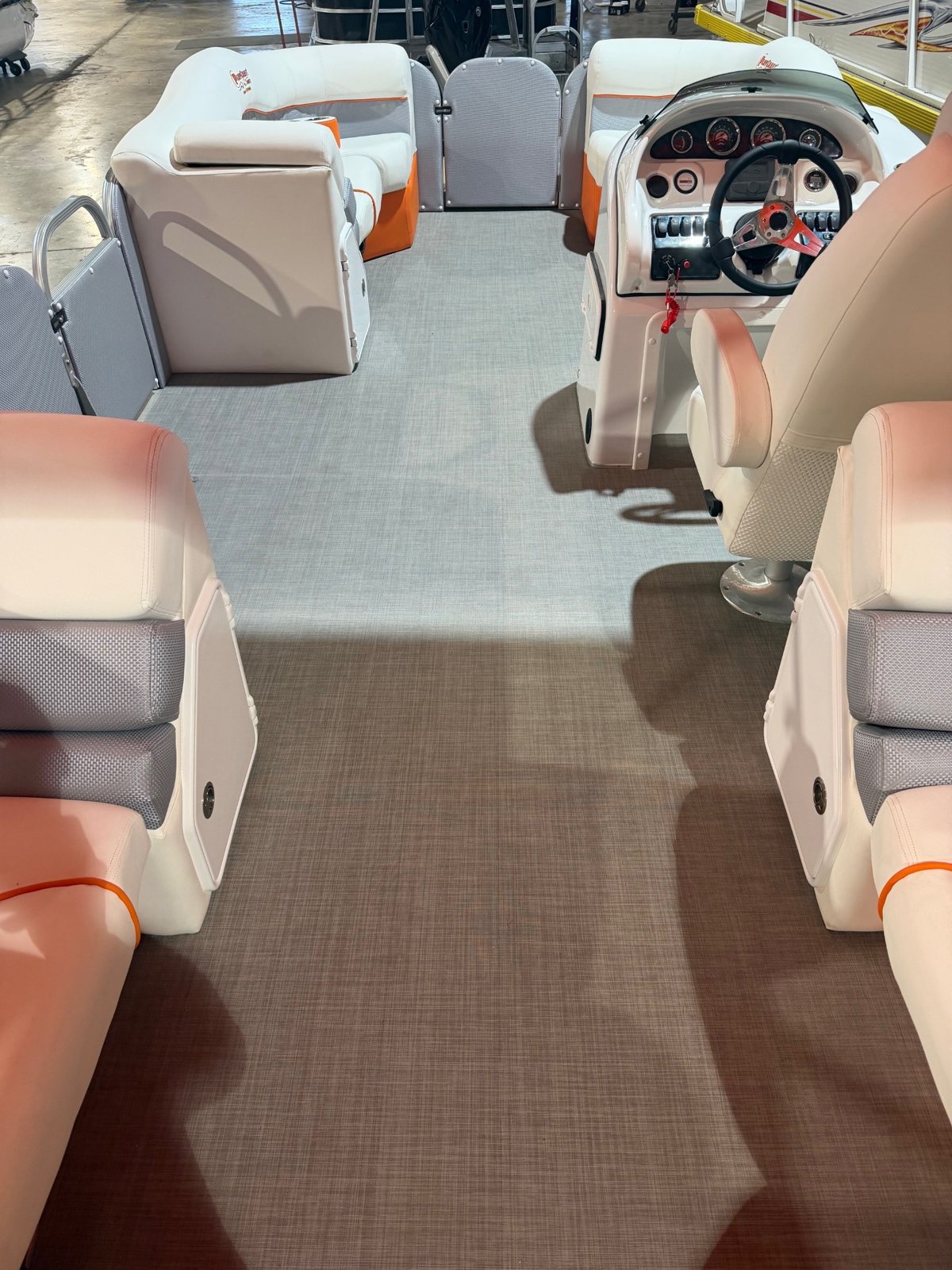 2027 PlayCraft 2300 Infinity – Orange & White – orange interior 03
