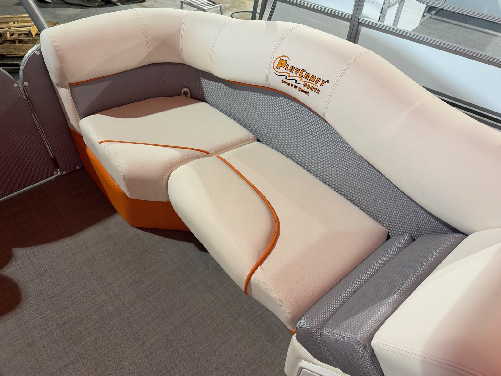 2027 PlayCraft 2300 Infinity – Orange & White – orange interior 06