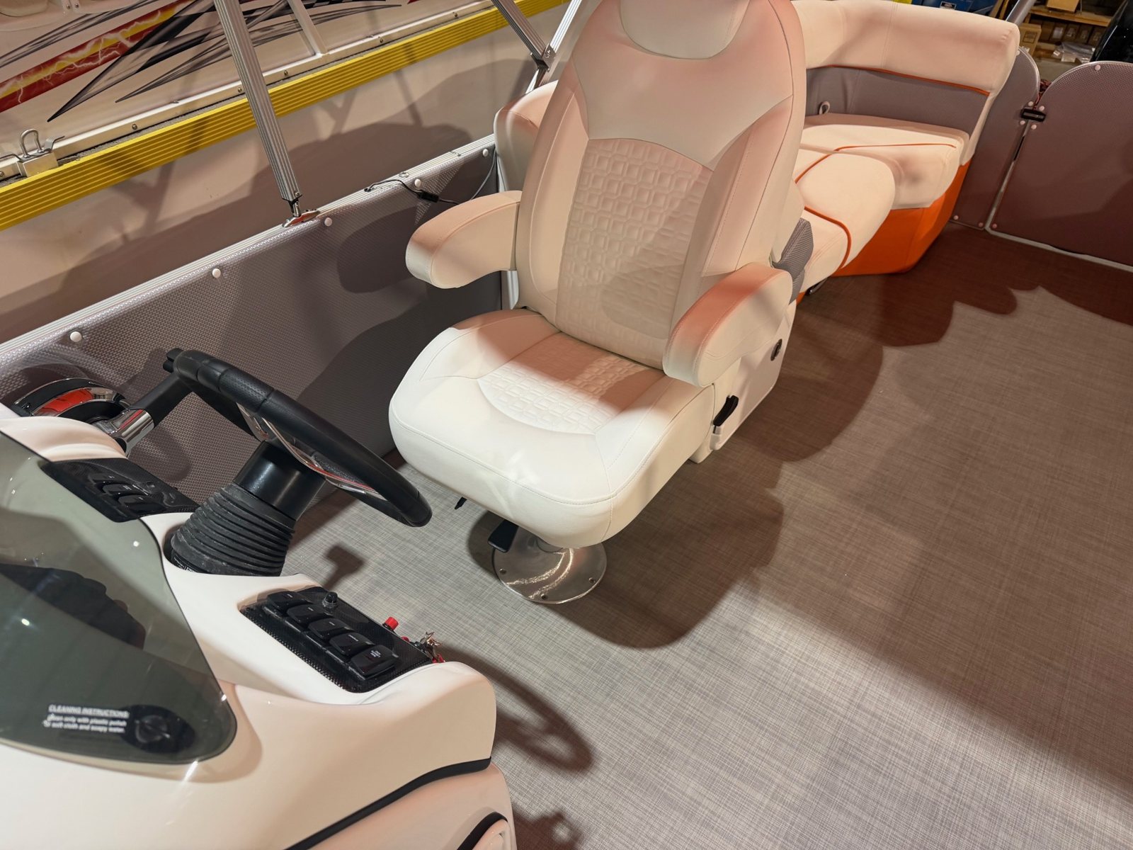 2027 PlayCraft 2300 Infinity – Orange & White – orange interior 08